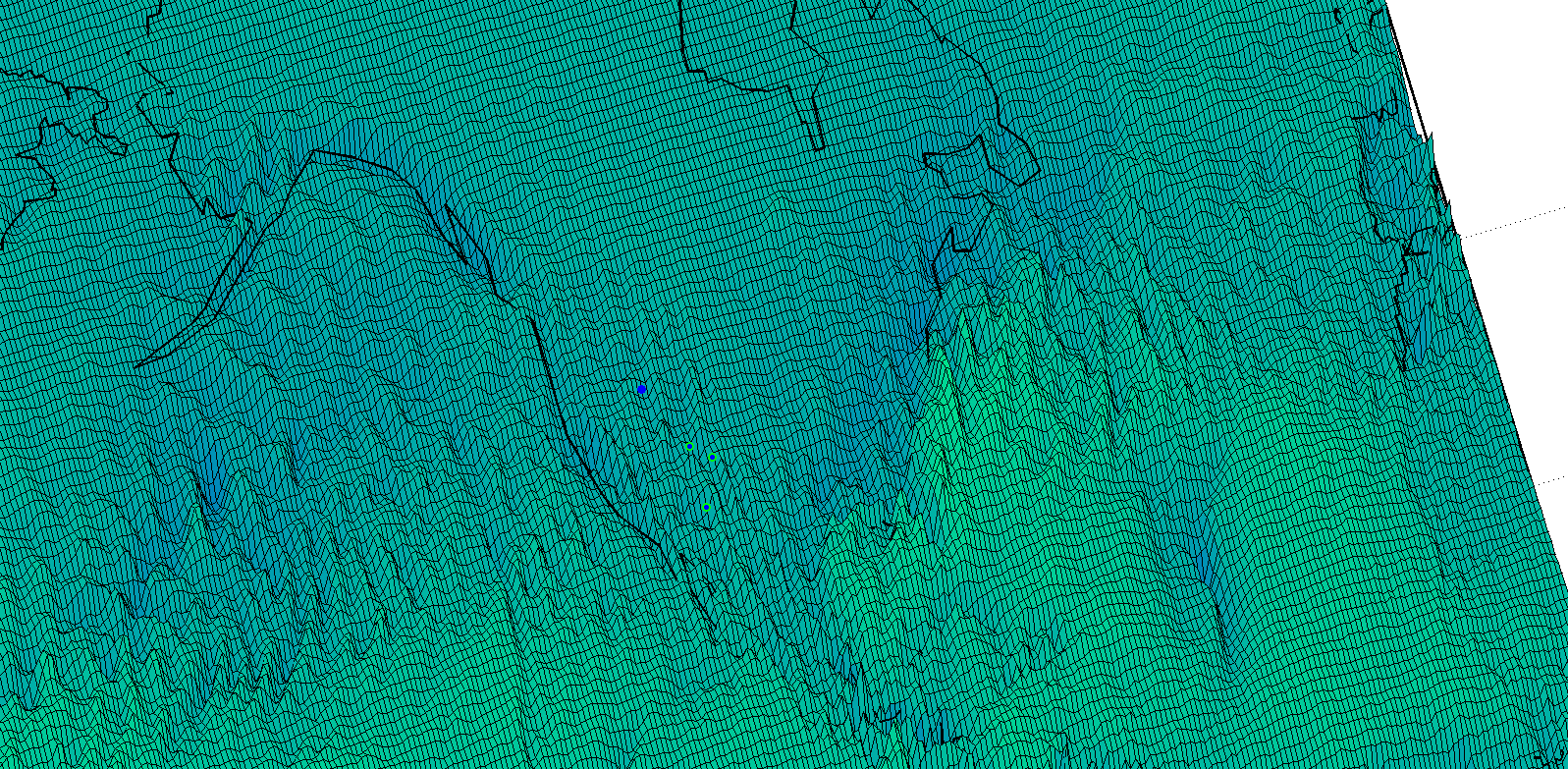 Geostrophic Moisture across North America