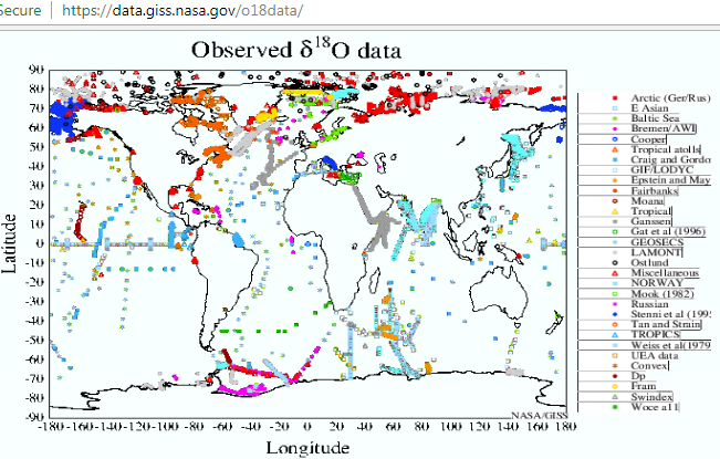 Ocean pH and NASA's Seawater O-18 Map