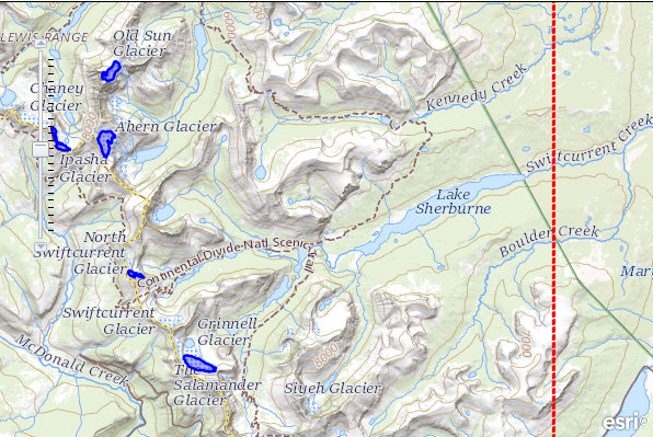 Are Montana glaciers controlled by precipitation and not temperature?