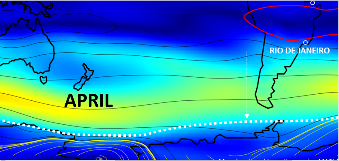 Seasonal Atmospheric CO2 South of 55S