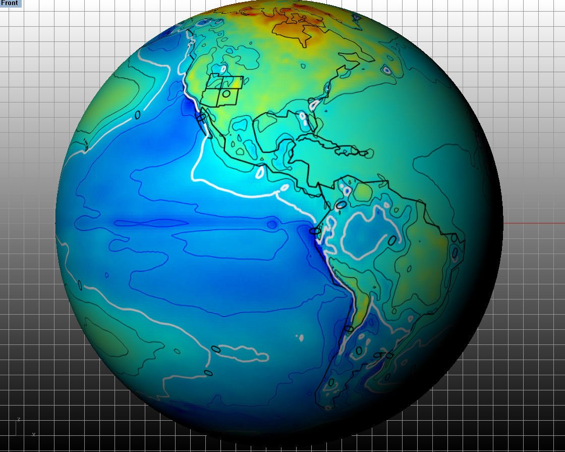 Earths' warming and cooling surfaces